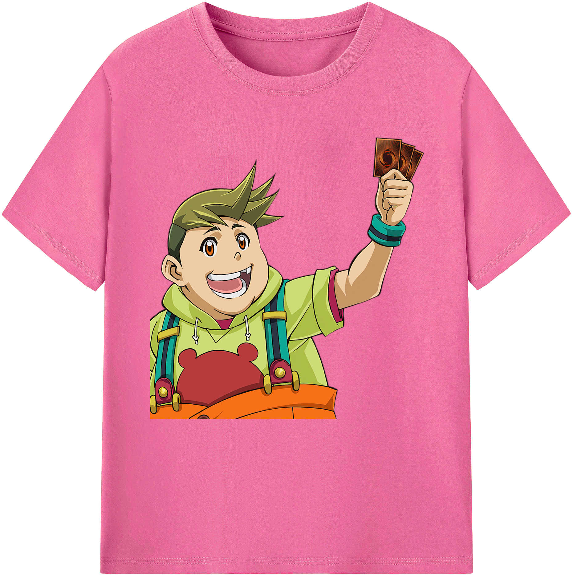 （画像用） 遊☆戯☆王 Yu-Gi-Oh! レディースカジュアルプリントTシャツ（綿100％）